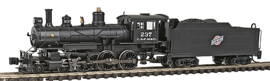 Bachmann 51456 - Baldwin 4-6-0 / Chicago & North Western #237 (black, graphite) (N|DCC)