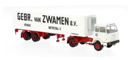 Brekina 82263 - Henschel F161 trekker/oplegger van Zwamen (HO)