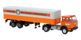 Brekina 82260 - Hanomag-Henschel F 161 S trekker/oplegger,  Vermey de Bruyn, 1969 (HO)
