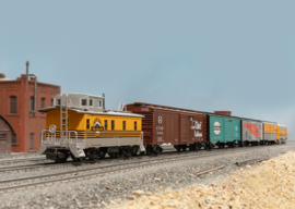 Märklin 45713 - US begeleidingswagen voor goederentreinen (Caboose)in Tin Plate uitvoering (HO|AC)