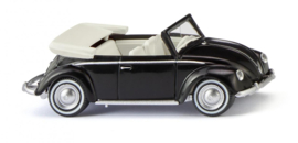 Wiking 079406 - VW kever 1200 cabrio-zwart (HO)