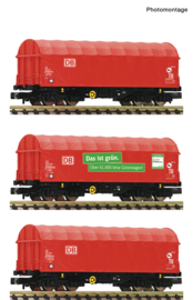 Fleischmann 6660014 - DB AG, 3-dlg set schuifzeilwagens Shimmns (N)