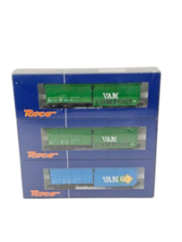 Roco 66008 - NS, 3-dlg. set VAM wagens (HO|DC)