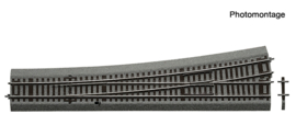 Roco 42582 - Linkerwissel Wl10 met handbediening, met bedding (HO)