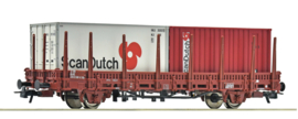 Roco 6600289 - NS, containerwagen met 2 container „ScanDutch“ (HO|DC)