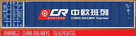 PT Trains 840405.3 - Container 40´HC China Railways Express (HO)
