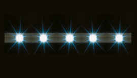 Faller 180648 - 2 Lichtstrips met LED verlichting, wit (ALG)