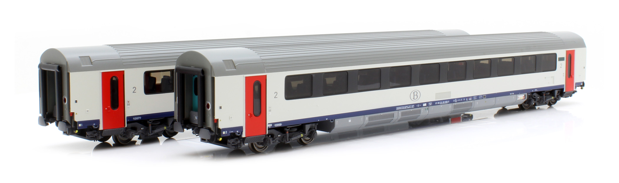 LS Models 93051DC - Spoor H0 2 stuks Wagenset van de NMBS (HO)