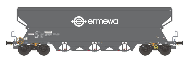 NME 514651 - Ermewa, Graanwagen Tagnpps 101 m³ (HO|AC)