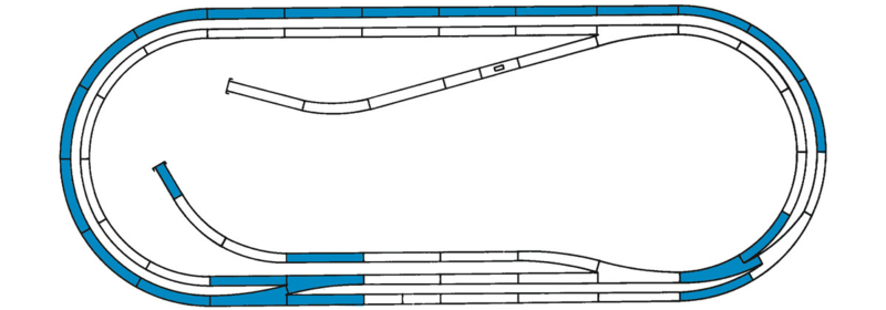 Roco 42012 - ROCO LINE track set D (HO)