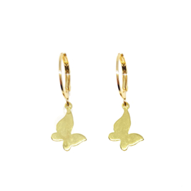 Butterfly earrings - Gold