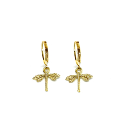 Bee earrings - Gold