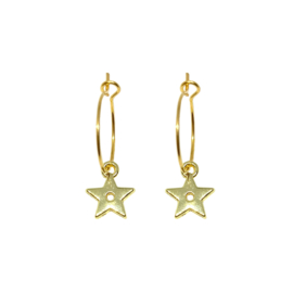 Star earrings - Gold