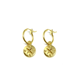 Compass earrings - Gold