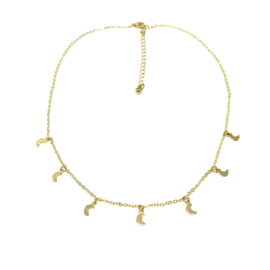 7 mane necklace - gold