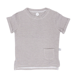 STRIPES TAUPE  | T-SHIRT