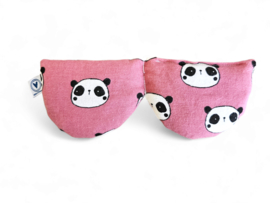 Limited: Verzwaard oogmasker Panda Roze