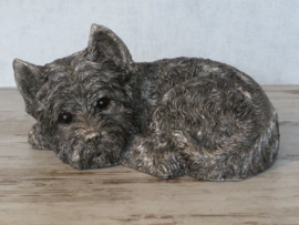 asbeeld/urn West Highland White Terriër