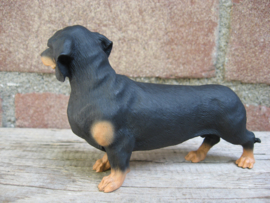 beeldje Teckel korthaar black & tan