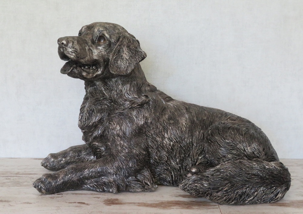asbeeld/urn Golden Retriever 44 cm
