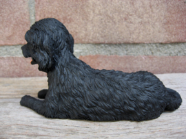 beeldje Labradoodle zwart