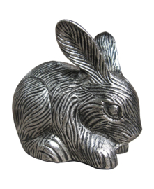 konijnenurn Rabbit zilver