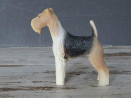 vintage beeldje Fox Terriër staand