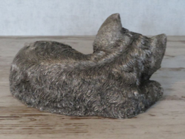 asbeeld/urn West Highland White Terriër