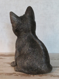asbeeldje/kattenurn Kat zittend klein