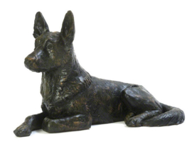asbeeld/urn Mechelse Herder | 50 cm