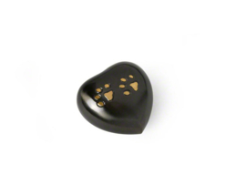 Paw print heart urn