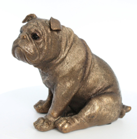 beeldje Engelse Bulldog bronskleur