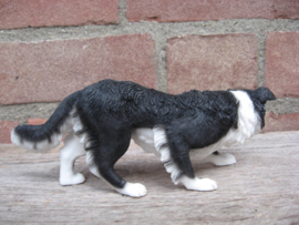 beeldje Border Collie sluipend