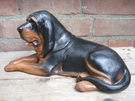 beeld Bloedhond black & tan licht