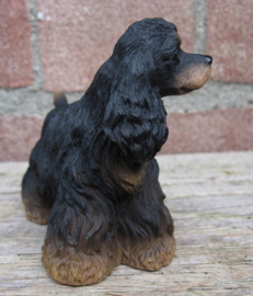 beeldje Amerikaanse Cocker spaniel black & tan