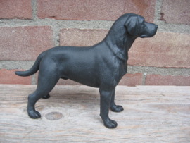 beeldje Labrador zwart vintage