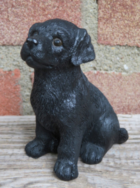 beeldje Labrador puppy zwart