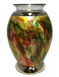 urn met gedenklicht regenboog