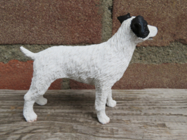 beeldje Jack Russell ruwhaar wit-zwart