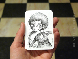 Mini tekening - 6,5 x 9 cm