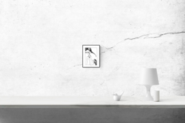 Mom? - zwart/wit print