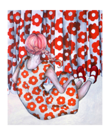 Flower girl - art print