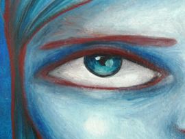 Blue Girl | 30x30cm | FOR SALE