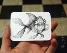 Mini tekening - 6,5 x 9 cm