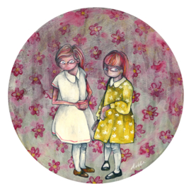 Pas à deux, enfants! - art print