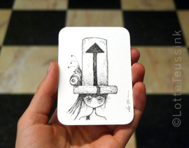 Mini tekening - 6,5 x 9 cm