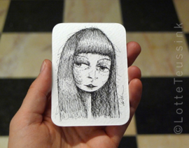 Mini tekening - 6,5 x 9 cm