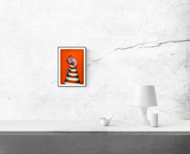 Lighthouse girl - kunstprint