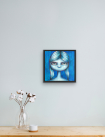 Blue Girl | 30x30cm | FOR SALE