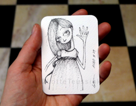 Mini tekening - 6,5 x 9 cm